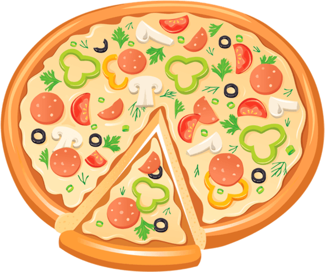 Pizza Cartoon PNG