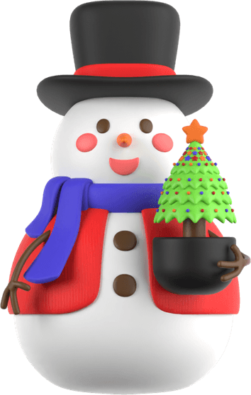 Christmas Snowman PNG