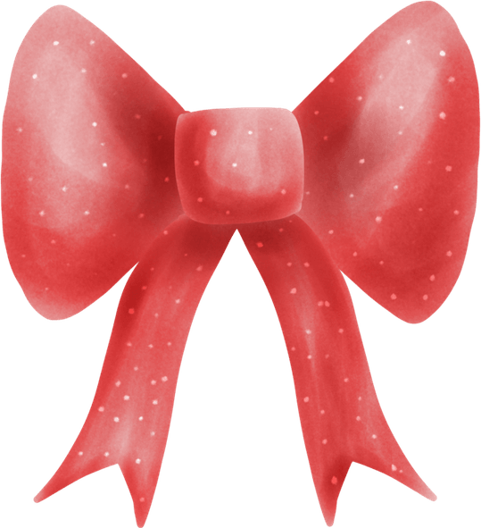 Christmas Red Bow PNG