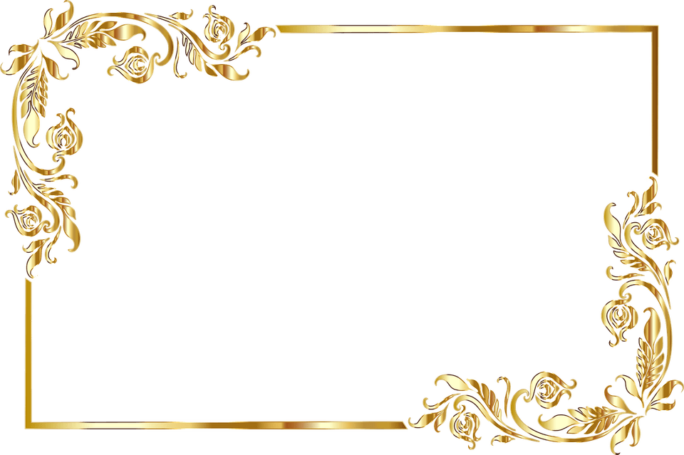 Gold Frame Border PNG