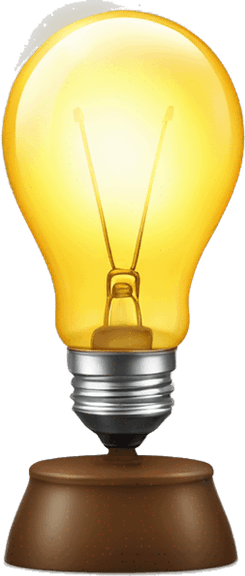 Light Bulb Emoji PNG