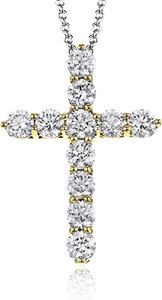 Gold Christian Cross PNG