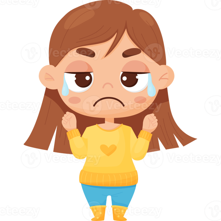 Nina Llorando PNG