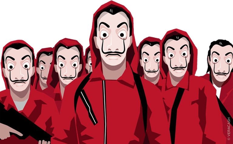 Money Heist Dress PNG