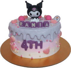 Kuromi Cake PNG