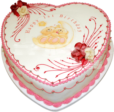 Strawberry Birthday Cake PNG