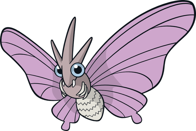 Venomoth Pokemon PNG