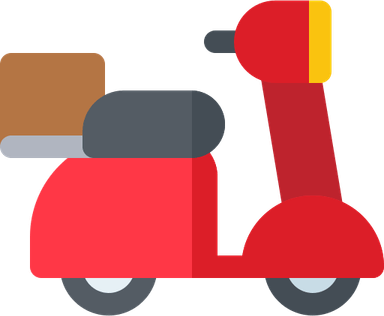 Delivery Bike PNG