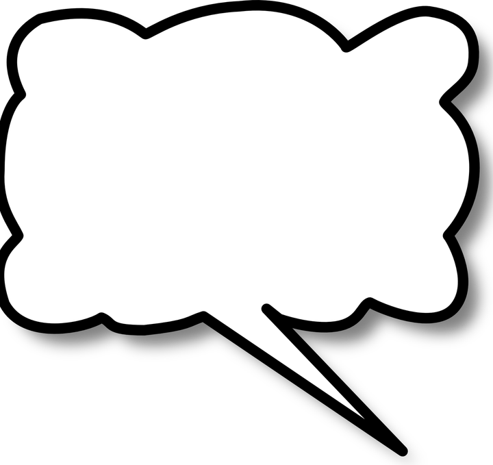 Speech Bubble Template PNG