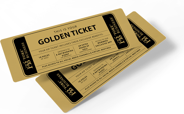 Golden Ticket PNG