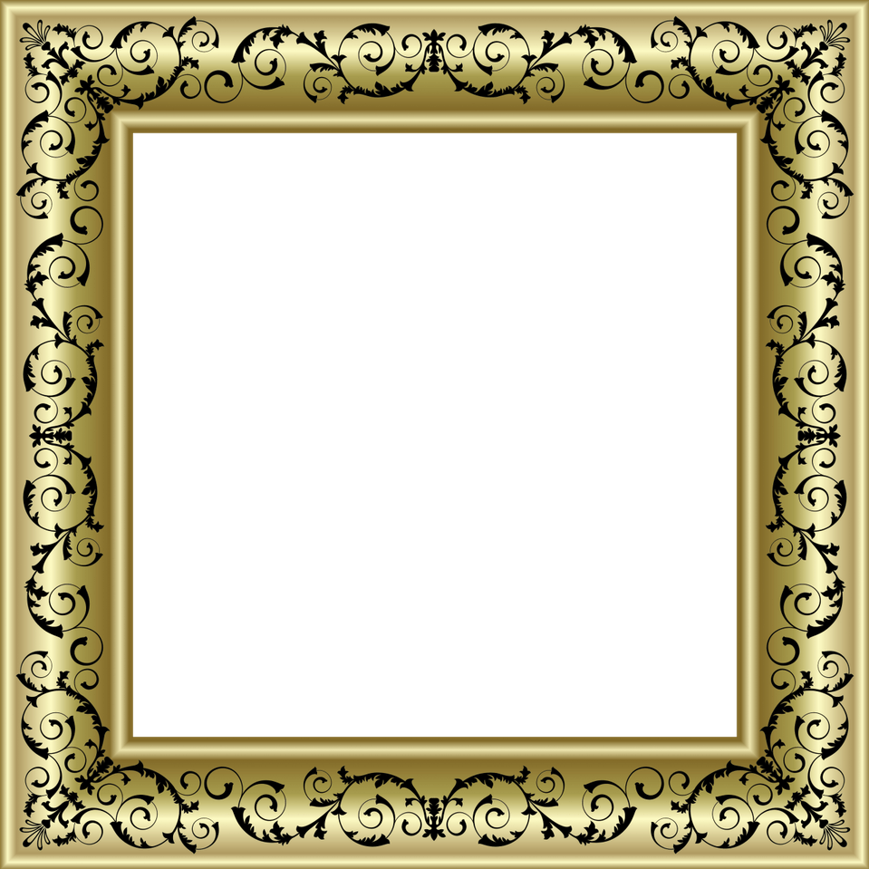 Gold Frame PNG