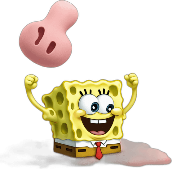 Laughing Spongebob PNG
