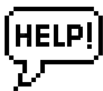 Help Speech Bubble PNG