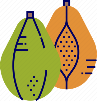 Raw Papaya PNG