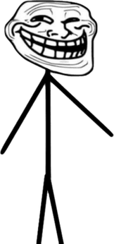 Creepy Troll Face PNG