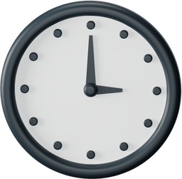 Spinning Clock PNG