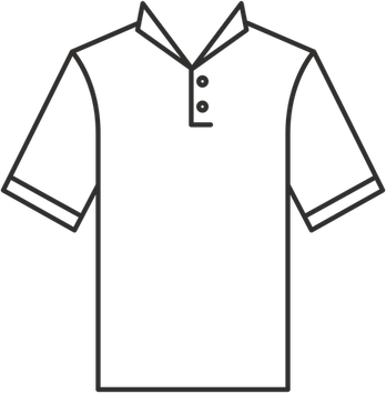 Henley Collar T Shirt PNG