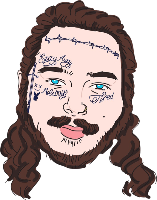 Post Malone Tattoos PNG