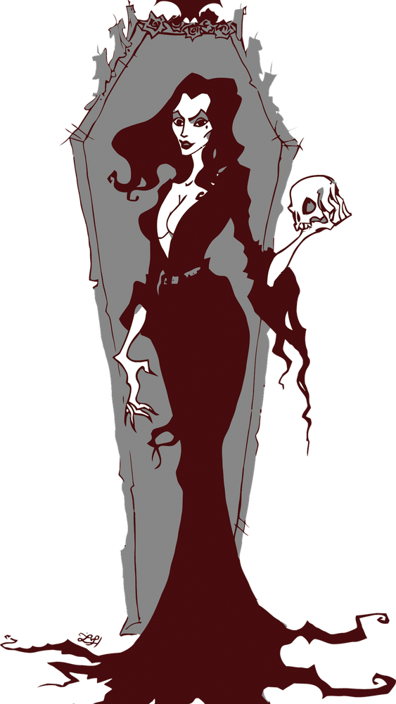 Morticia Addams PNG
