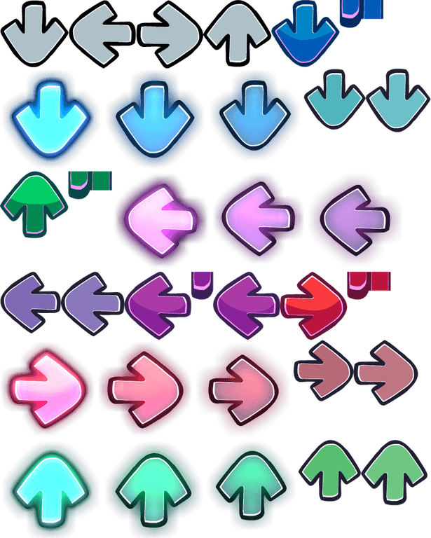 Fnf Notes PNG