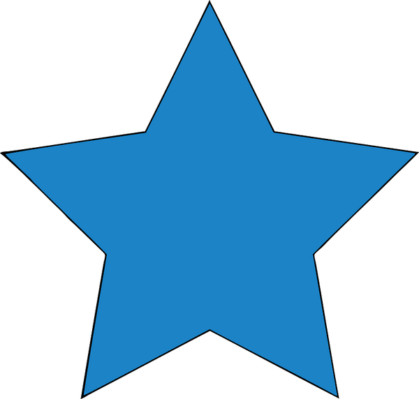 Blue Star PNG
