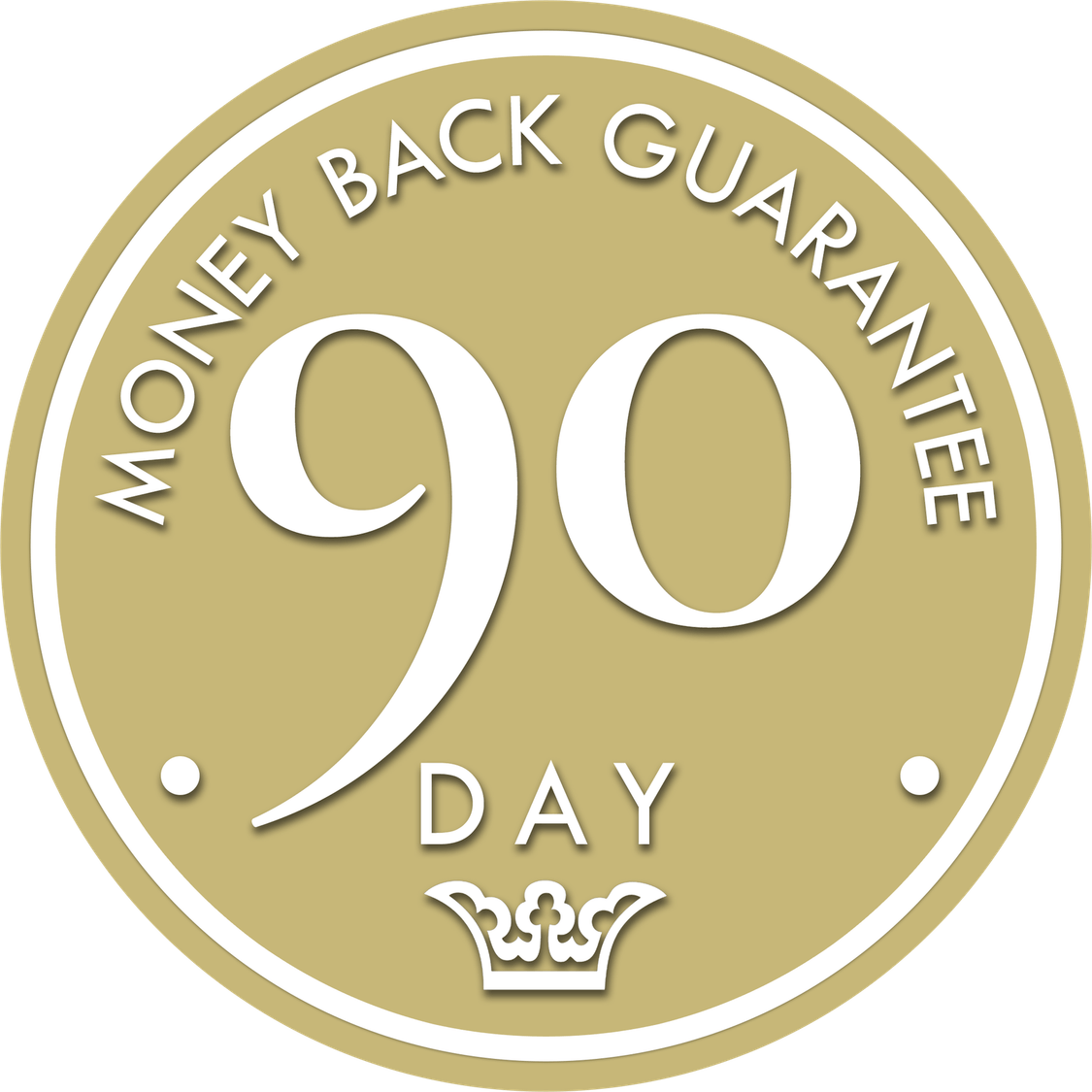 90 Day Money Back Guarantee PNG