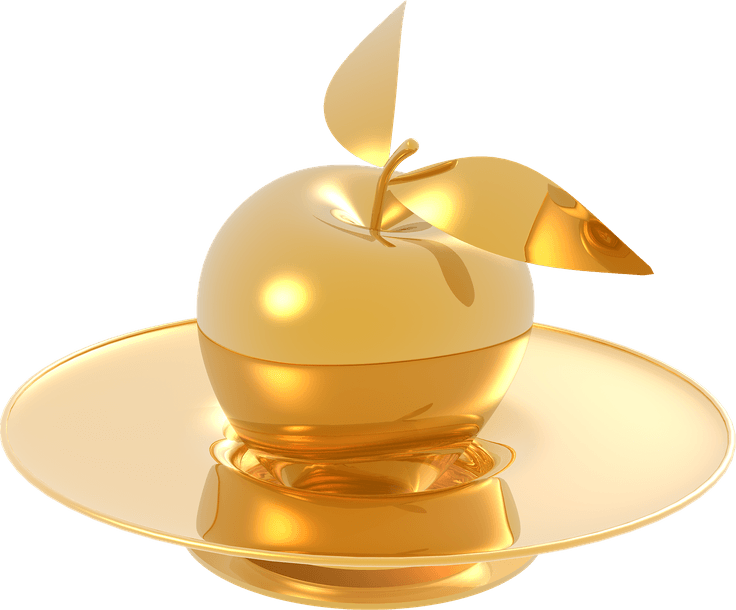 Golden Apple PNG