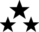3 Stars PNG