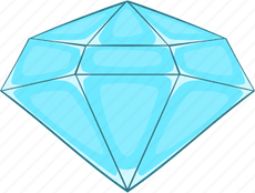 Cartoon Diamond PNG