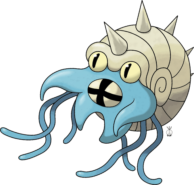 Omastar Pokemon PNG