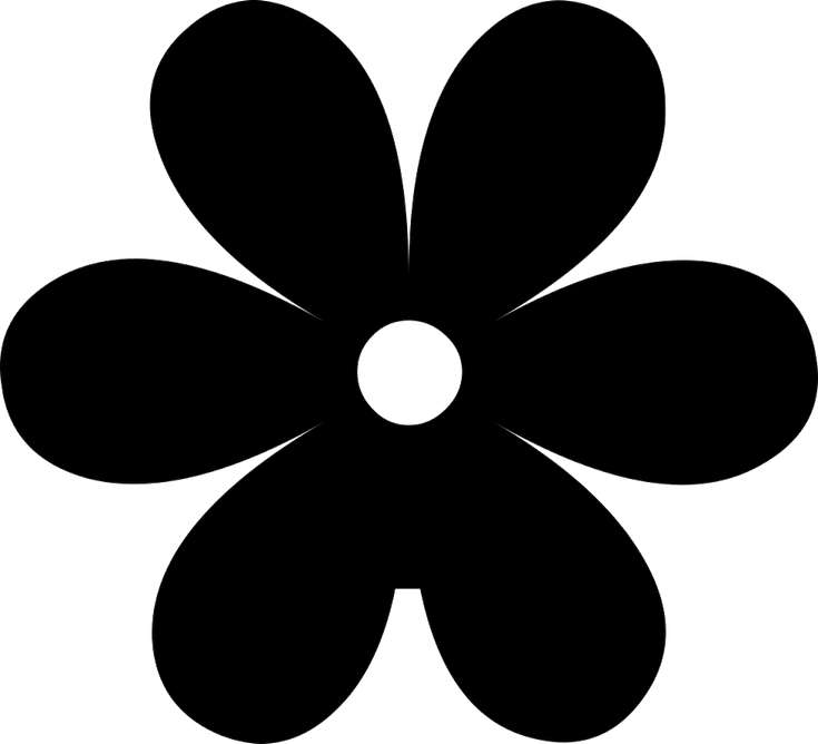 Black Flower PNG