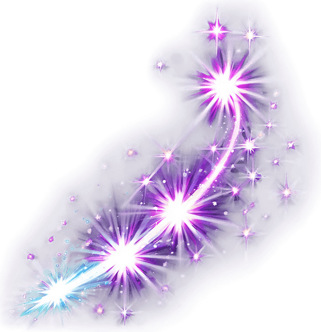 Purple Shooting Star PNG
