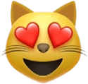 Iphone Heart Eyes Emoji PNG