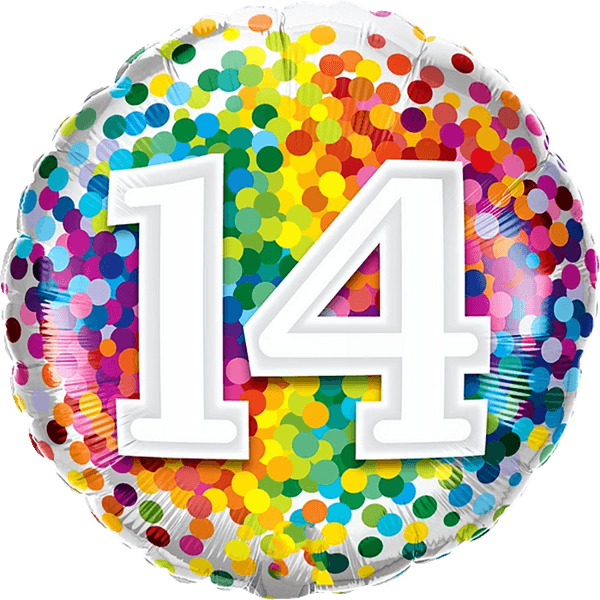 Birthday Number Balloon PNG