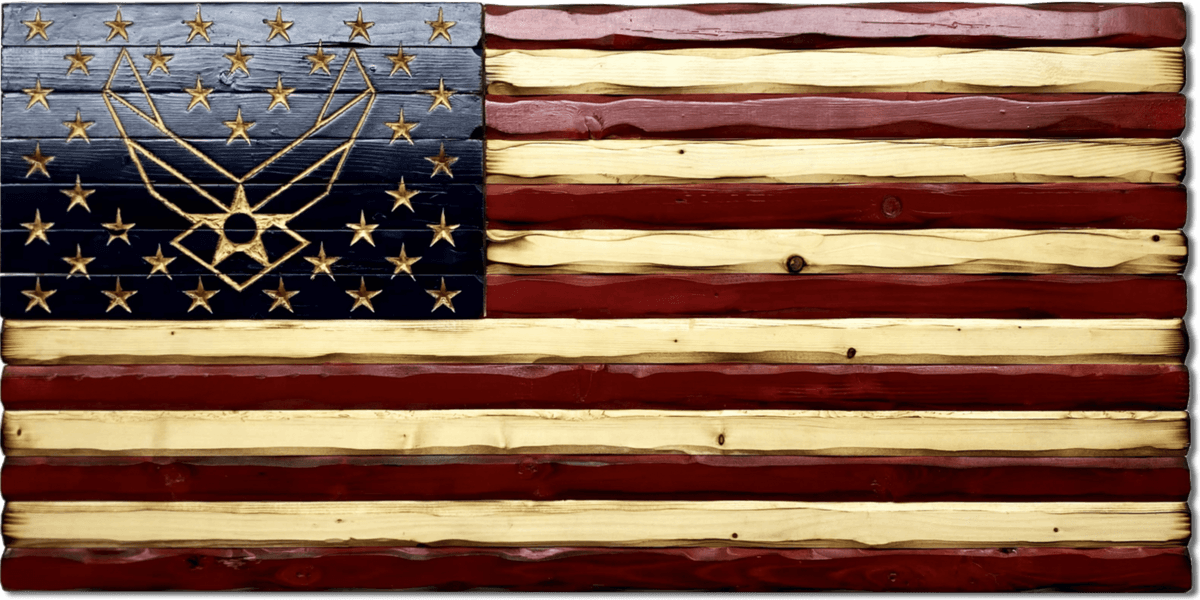 Ripped American Flag PNG