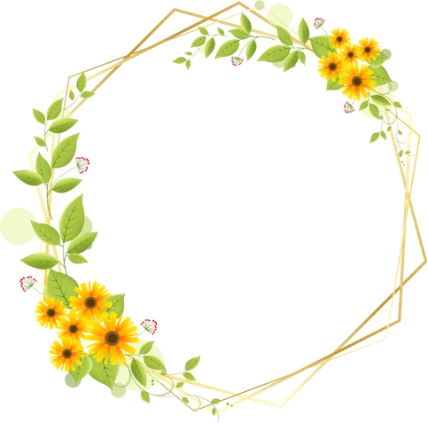 Sunflower Frame PNG