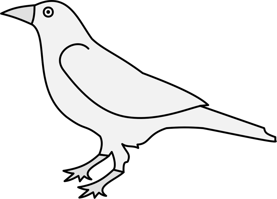 Crow Drawing PNG