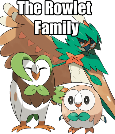 Rowlet Pokemon PNG