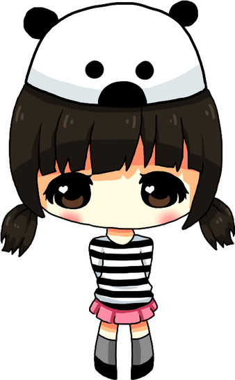 Cute Drawing Girl PNG