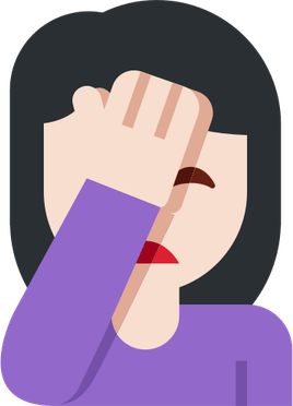 Facepalm Emoji PNG