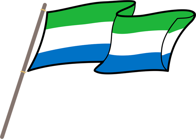 Sierra Leone Flag PNG
