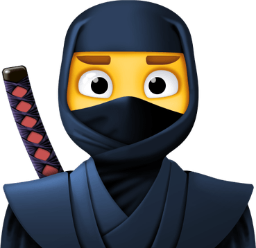 Ninja Emoji PNG
