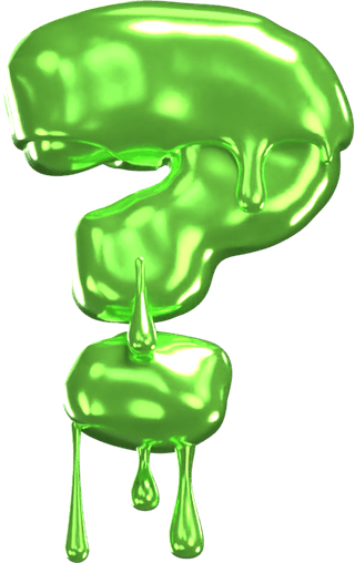 Green Question Mark PNG