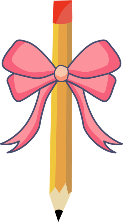 Pencil Bow PNG