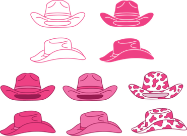 Pink Cowboy Hat PNG