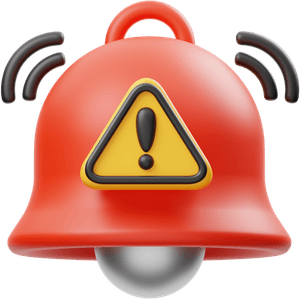 Alert Emoji PNG