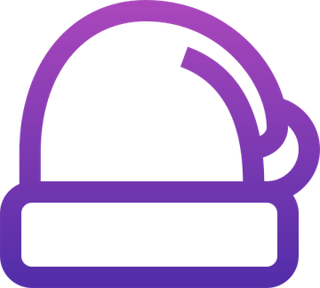Purple Santa Hat PNG