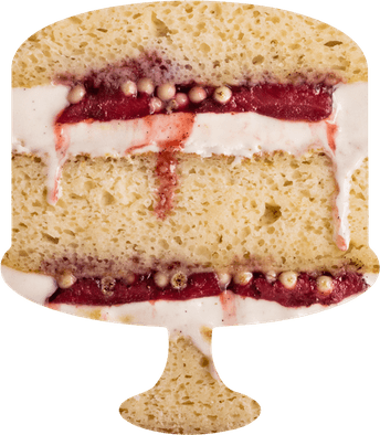 Victoria Sponge Cake PNG