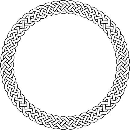 Black Circle Border PNG