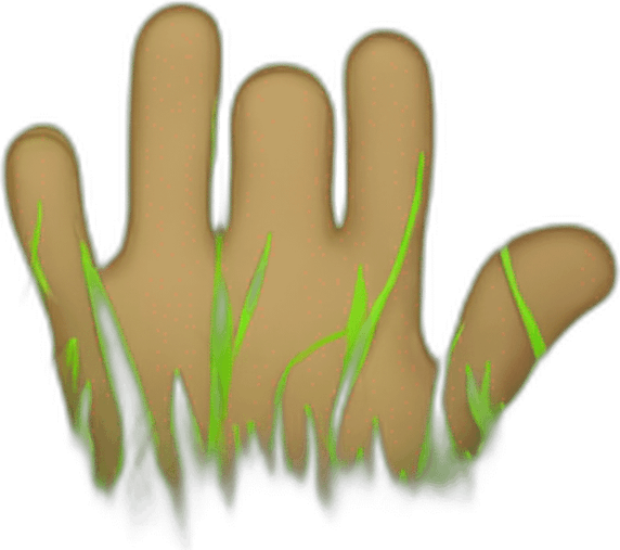 Touching Grass PNG